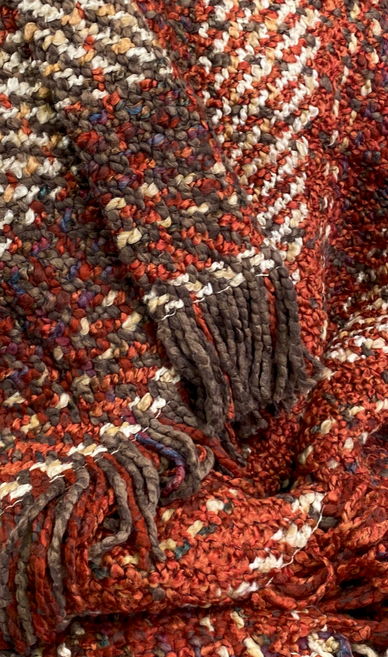 Luxury Throw – 48" × 72" – Ombre Russet