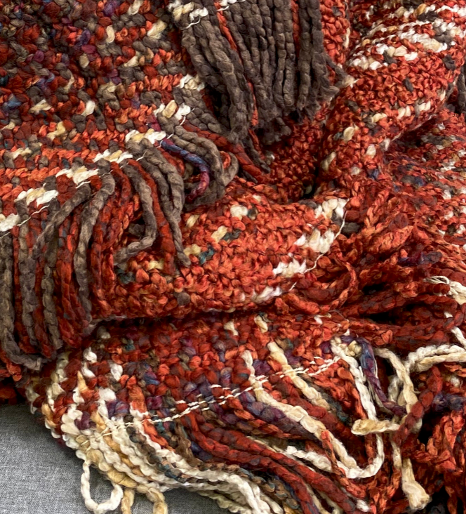 Luxury Throw – 48" × 72" – Ombre Russet