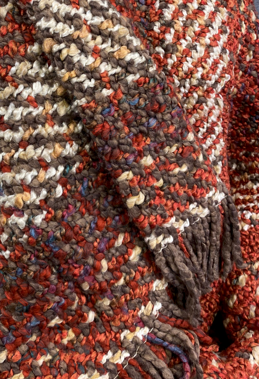 Luxury Throw – 48" × 72" – Ombre Russet