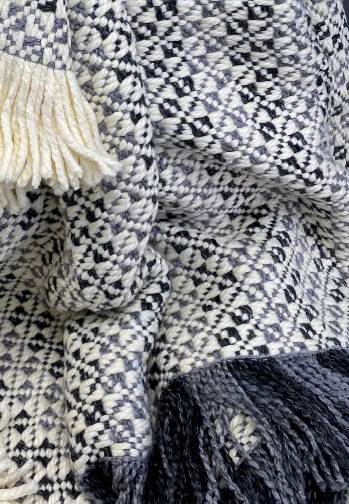 Luxury Throw – 45" × 70" – Middlebury Platinum