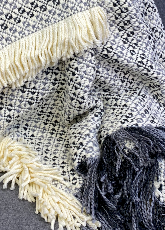 Luxury Throw – 45" × 70" – Middlebury Platinum