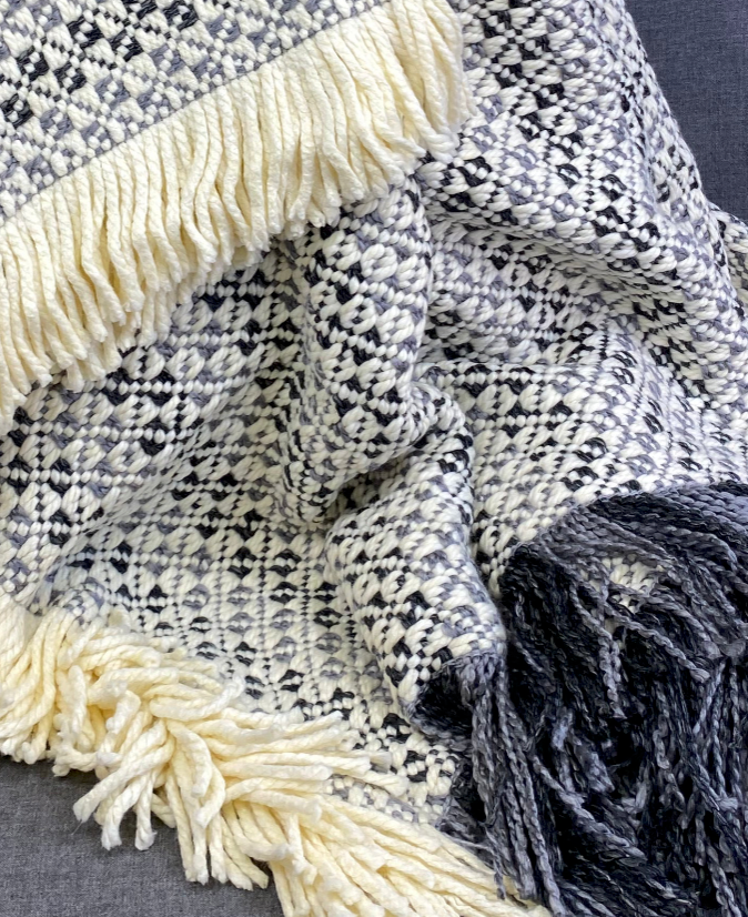 Luxury Throw – 45" × 70" – Middlebury Platinum