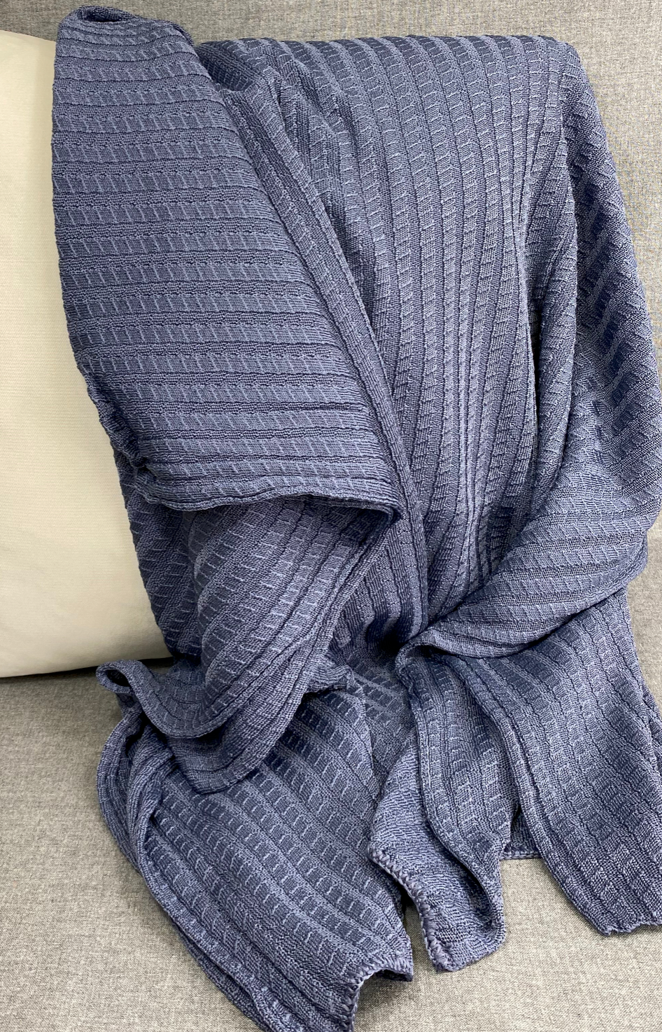 Luxury Knit Throw – 45" × 70" – Westport Denim