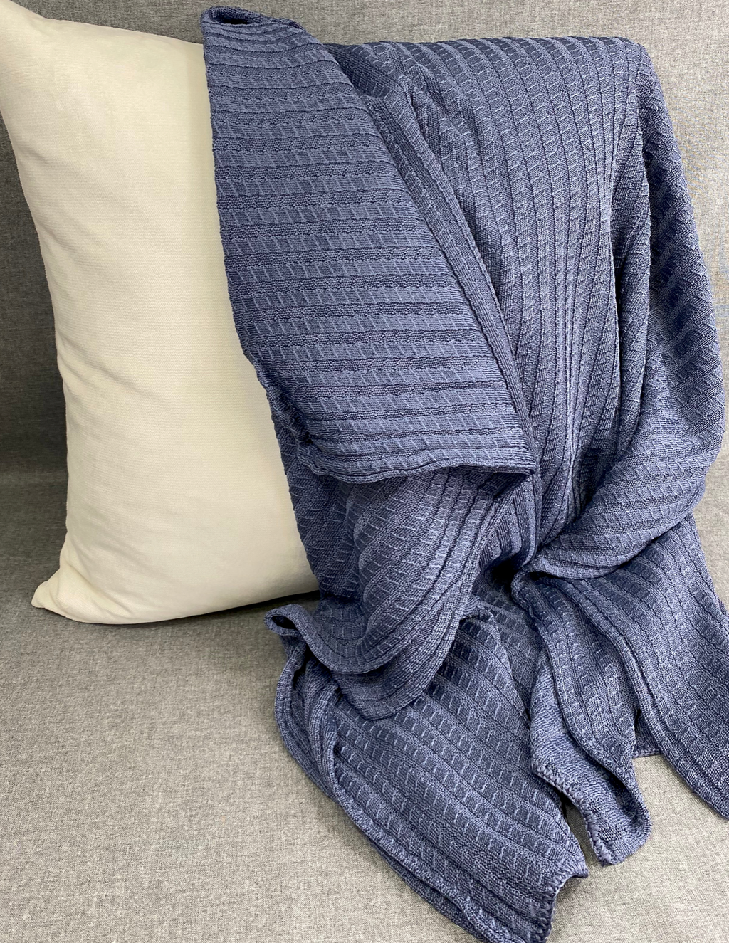 Luxury Knit Throw – 45" × 70" – Westport Denim