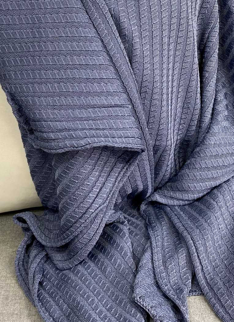 Luxury Knit Throw – 45" × 70" – Westport Denim