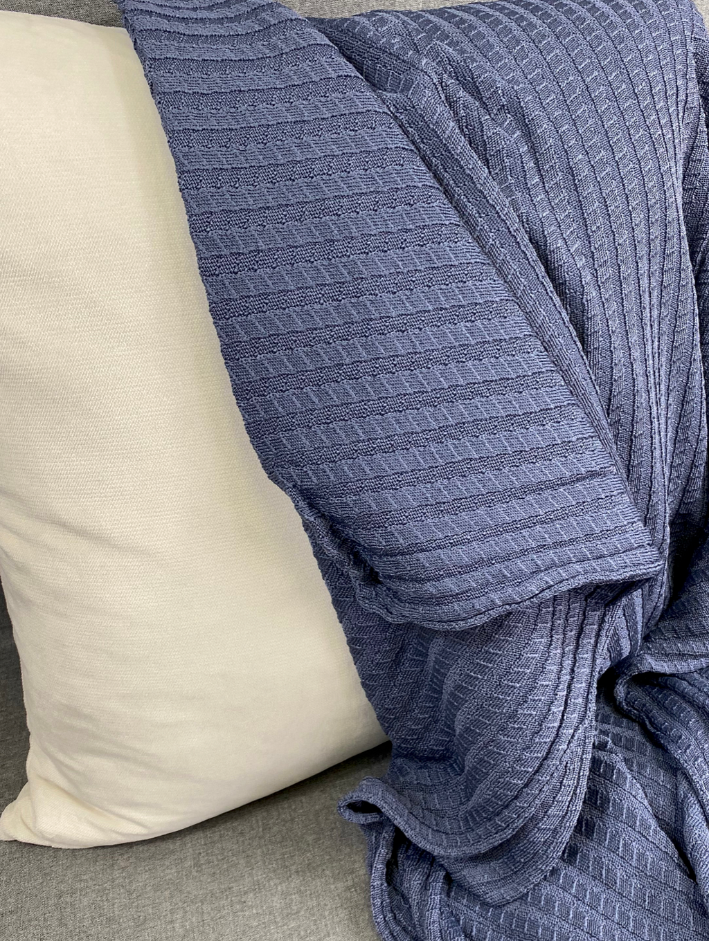Luxury Knit Throw – 45" × 70" – Westport Denim