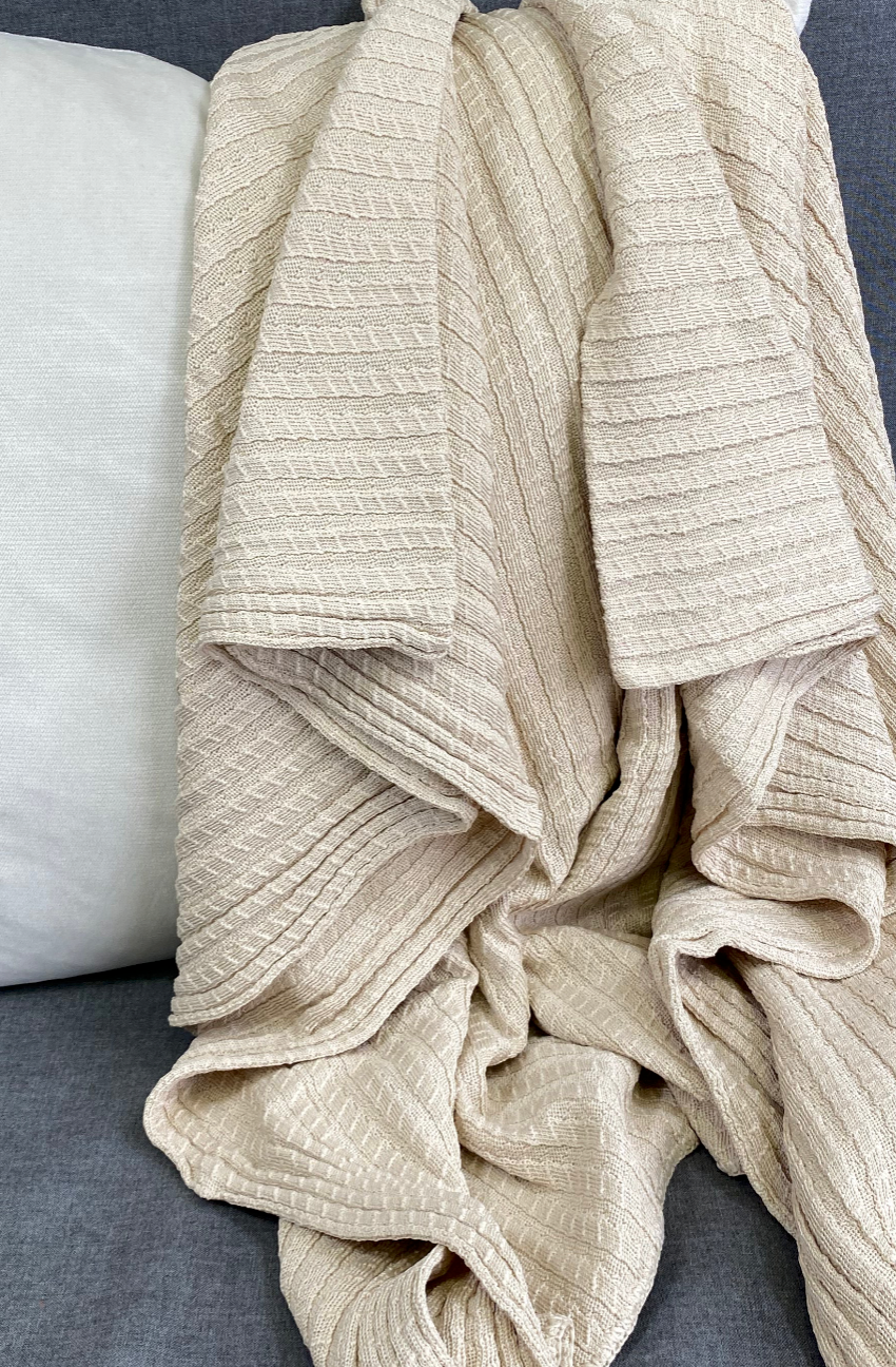 Luxury Knit Throw – 45" × 70" – Westport Linen