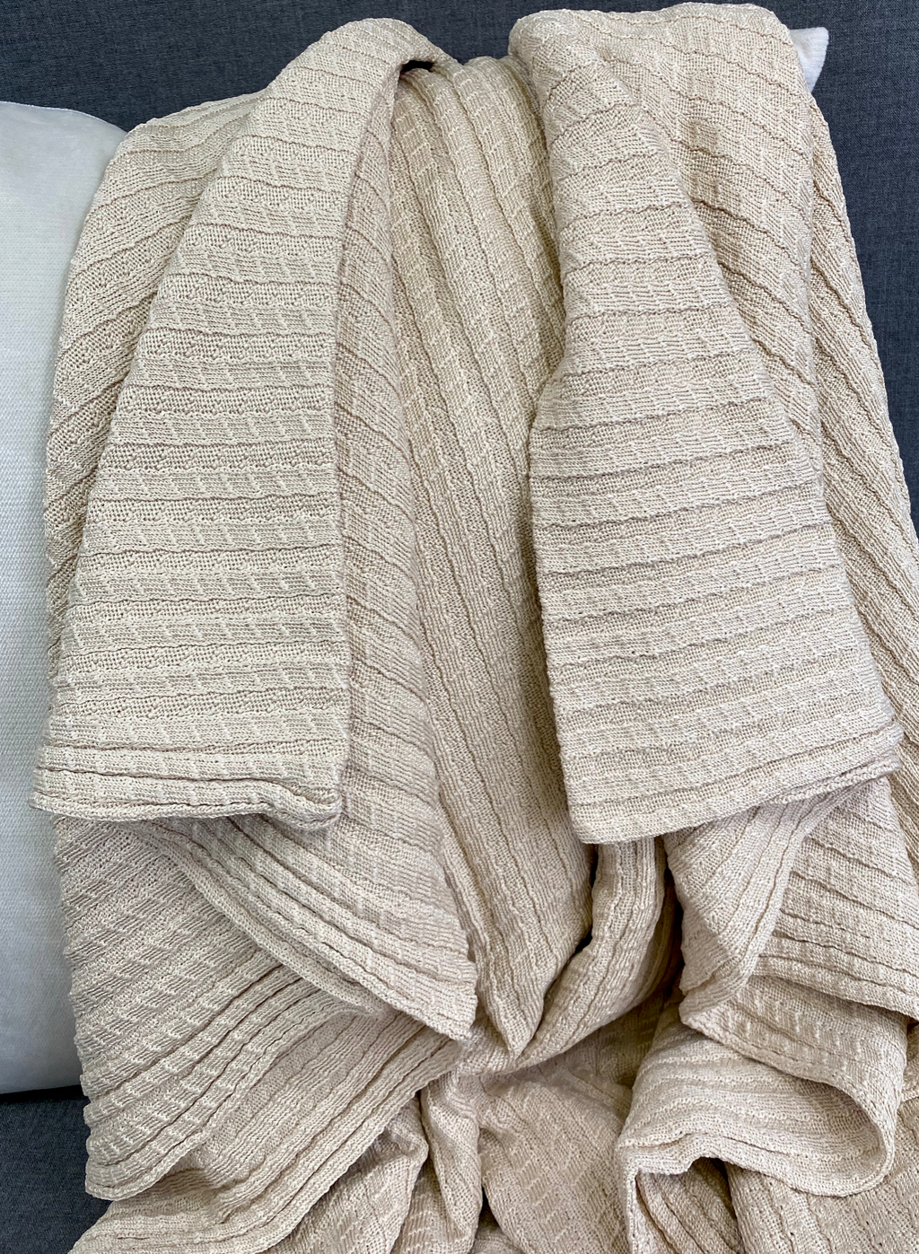 Luxury Knit Throw – 45" × 70" – Westport Linen