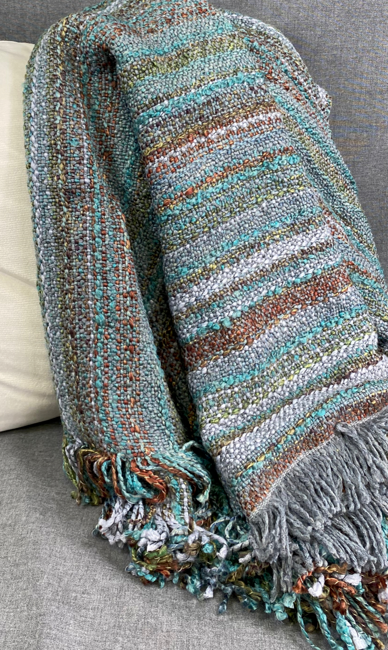 Luxury Knit Throw - 45" x 70" - Asheville Tidal