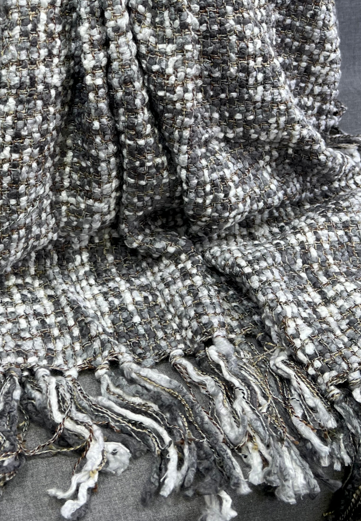 Luxury Knit Throw – 45" × 70" – Hanover Charcoal