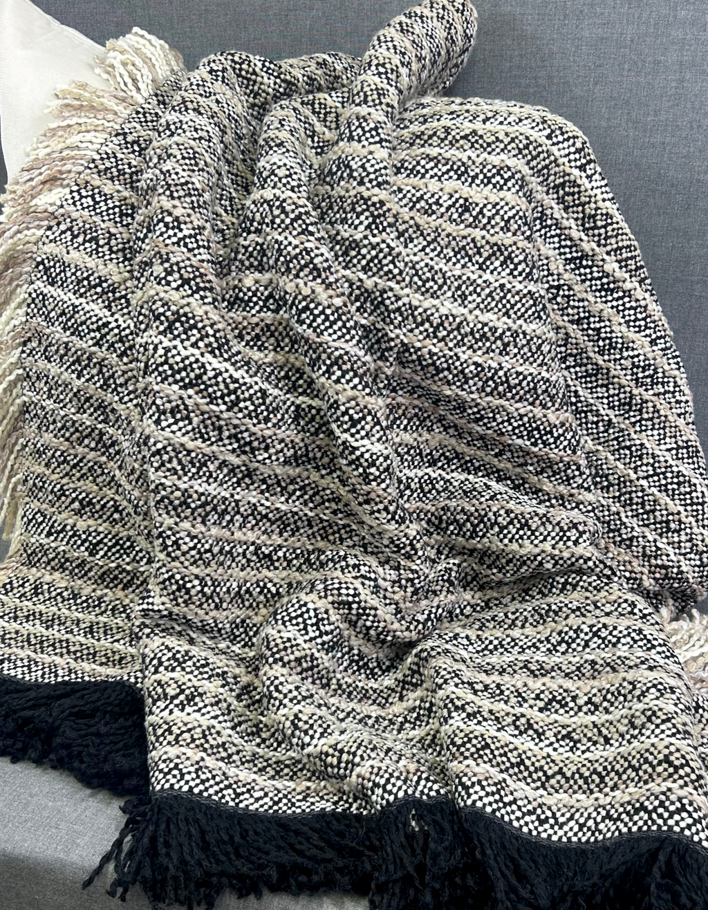 Luxury Knit Throw – 45" × 70" – Ashville Oyster