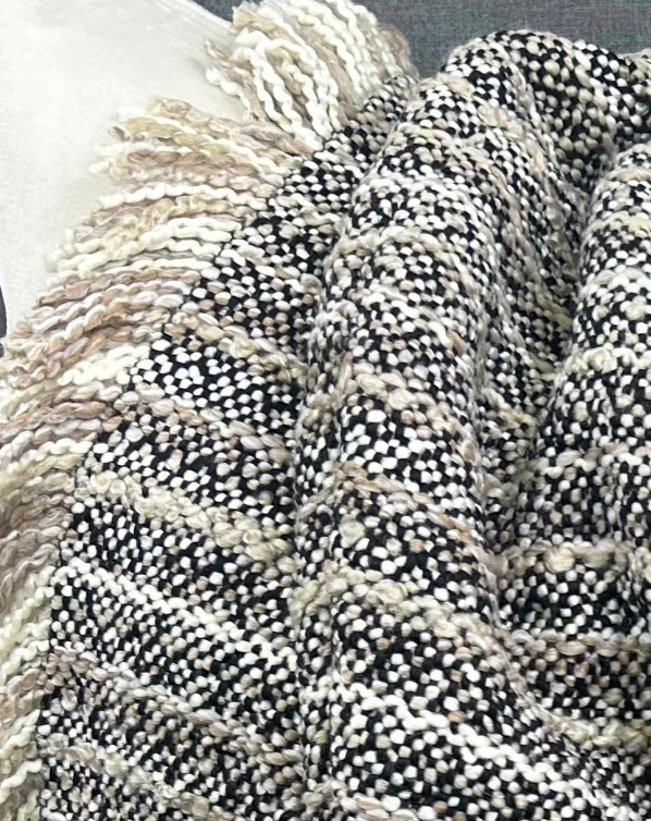 Luxury Knit Throw – 45" × 70" – Ashville Oyster