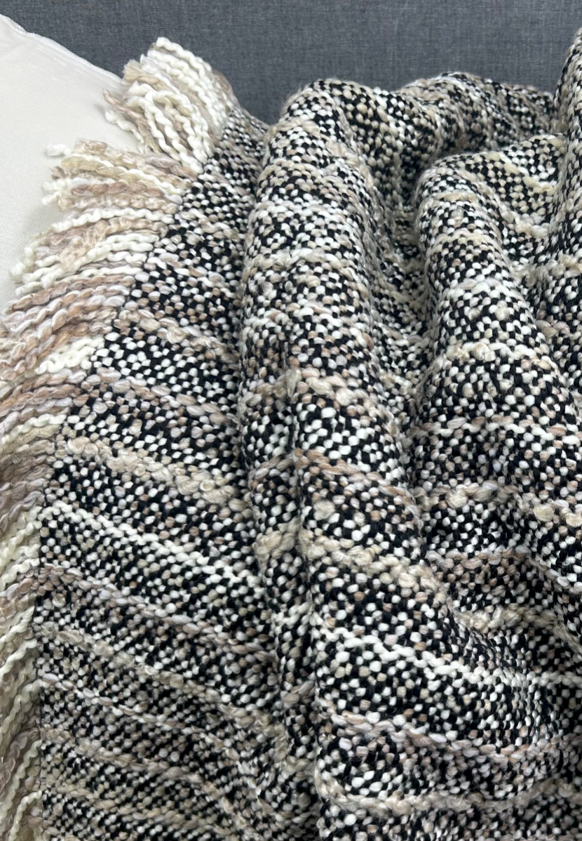 Luxury Knit Throw – 45" × 70" – Ashville Oyster