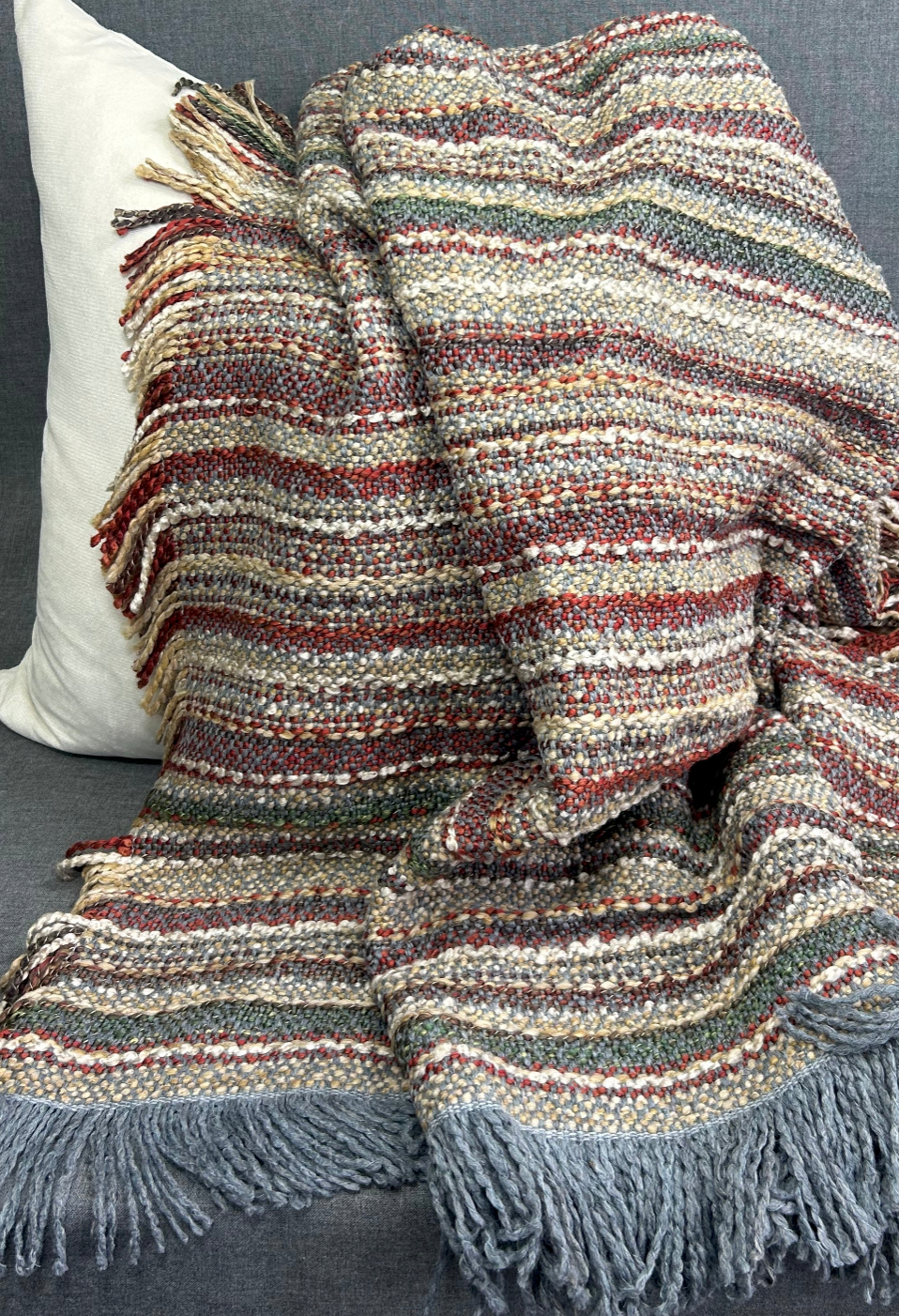 Luxury Knit Throw – 45" × 70" – Asheville Autumn