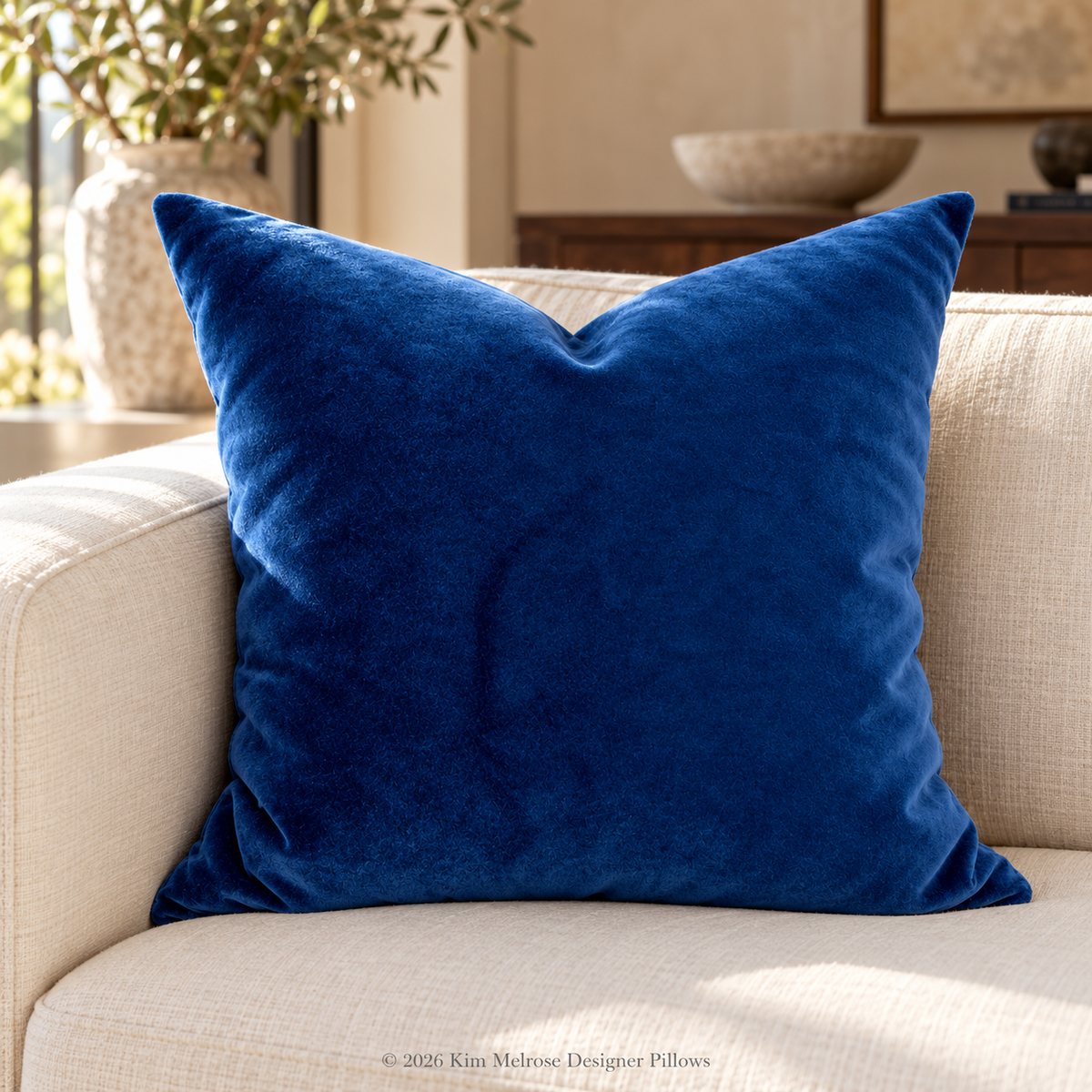 Belvedere Midnight – 24" x 24" Luxury Square Pillow