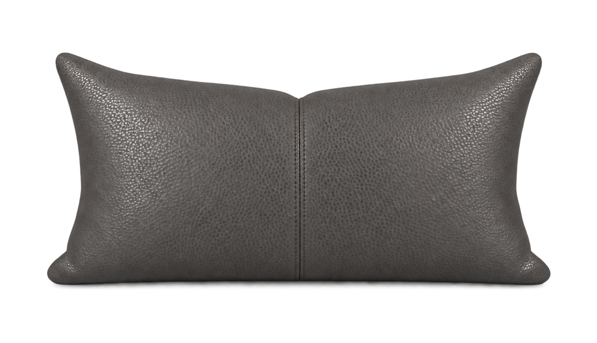 Rodeo Grey – 24" × 14" Luxury Lumbar Pillow
