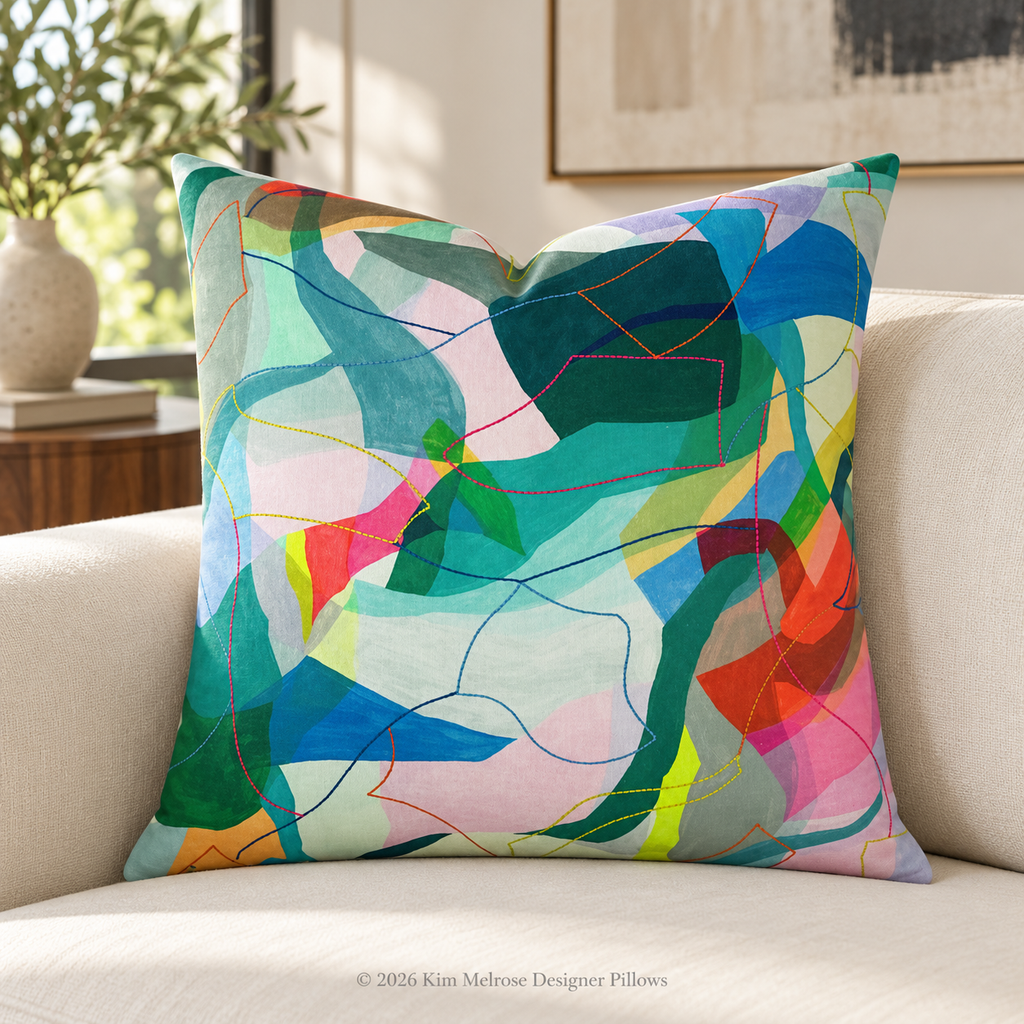 Koones – 24" × 24" Luxury Square Pillow
