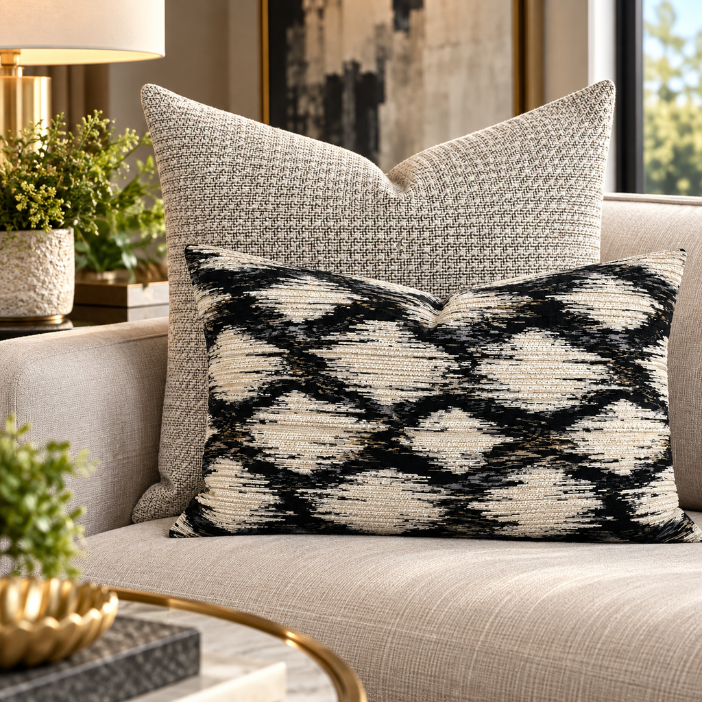Deauville – 24" × 24" Luxury Square Pillow