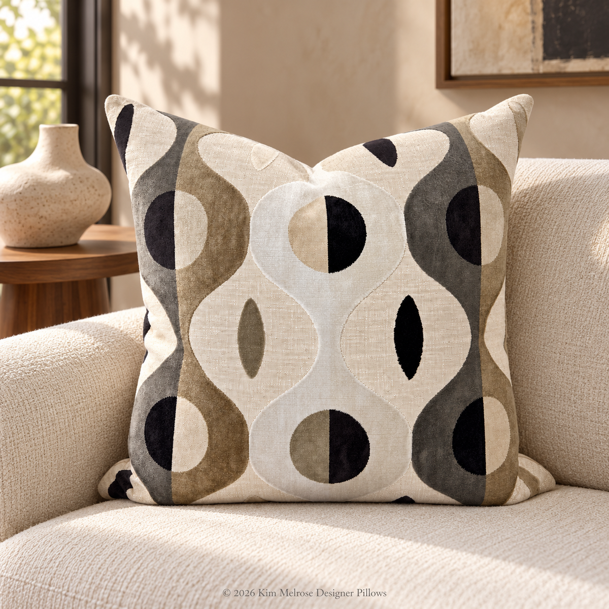 Panton – 24" × 24" Luxury Square Pillow