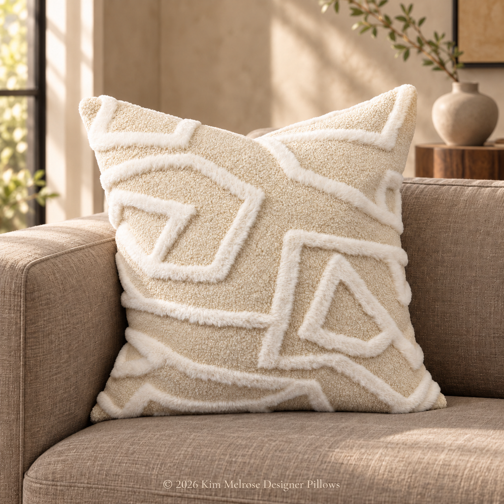 Aspen Trail – 24" × 24" Luxury Square Pillow