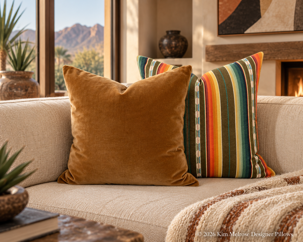Native Earth – 24" × 24" Luxury Square Pillow
