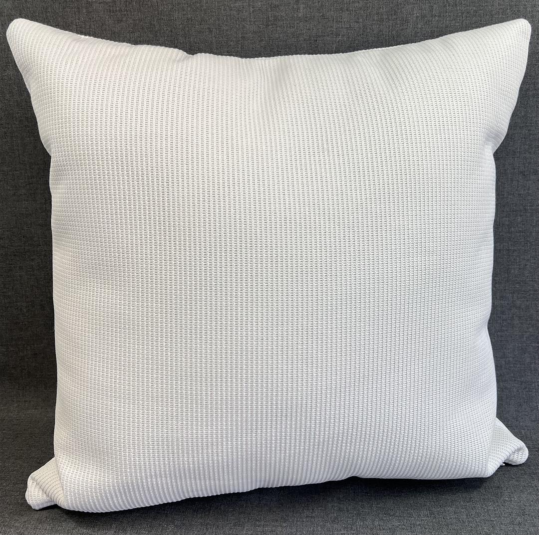 Luxury Outdoor Pillow - 22" x 22" - Summer White