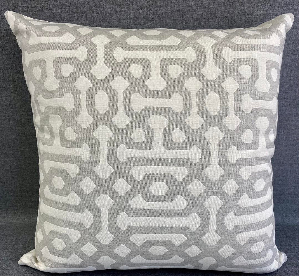 Luxury Outdoor Pillow – 22" × 22" – Garden Gate