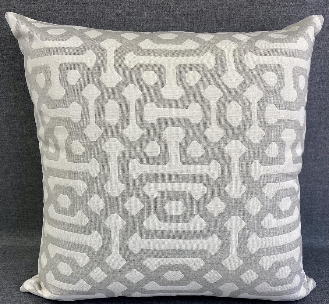 Luxury Outdoor Pillow - 22" x 22" - Garden Gate