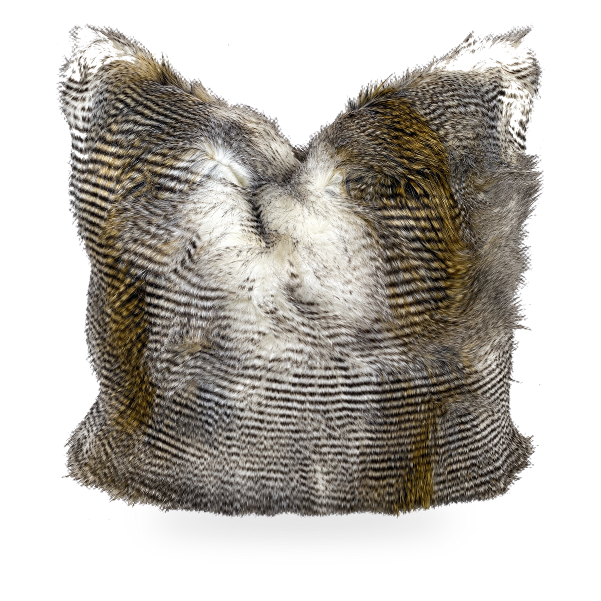 Alaskan Hawk – 24" × 24" Luxury Square Pillow