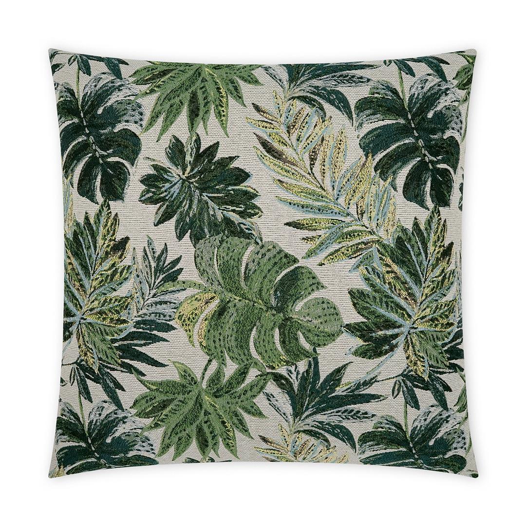 Luxury Outdoor Pillow - 22" x 22" - ODSQ Rain Forest- Green