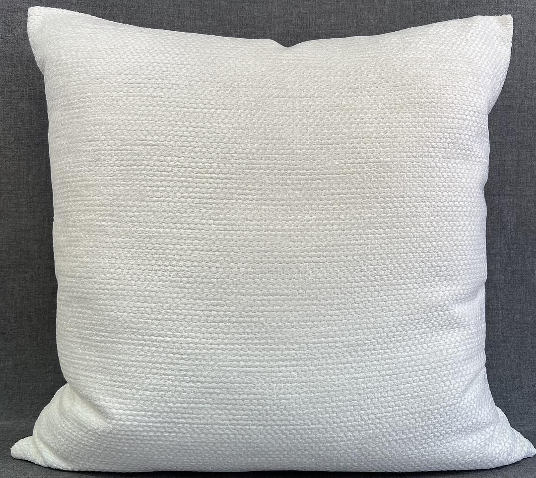 Luxury Pillow – 24" × 24" – Snow White