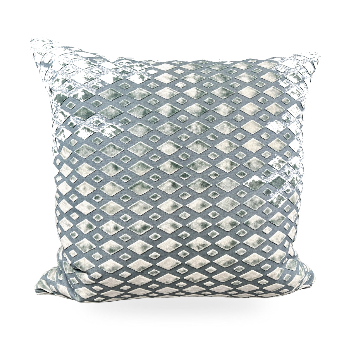 Bassey Seafoam – 24" × 24" Luxury Square Pillow