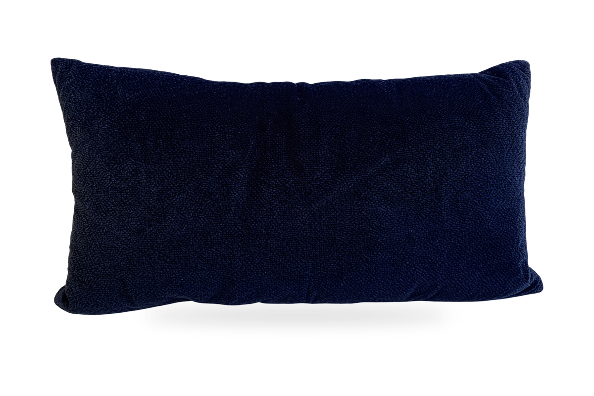 Belvedere Ebony – 24" × 14" Luxury Lumbar Pillow