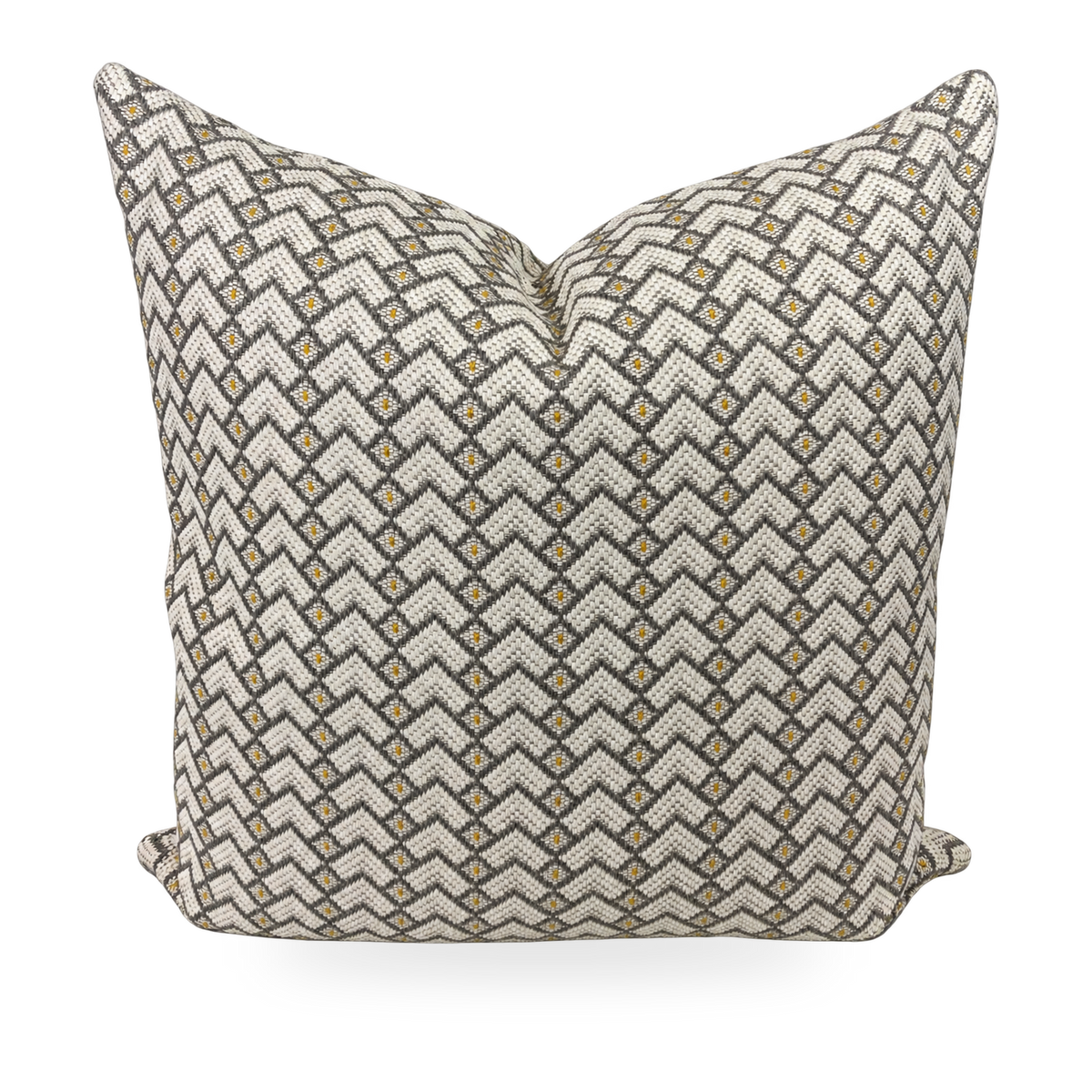 Brookland Twine – 24" × 24" Luxury Square Pillow