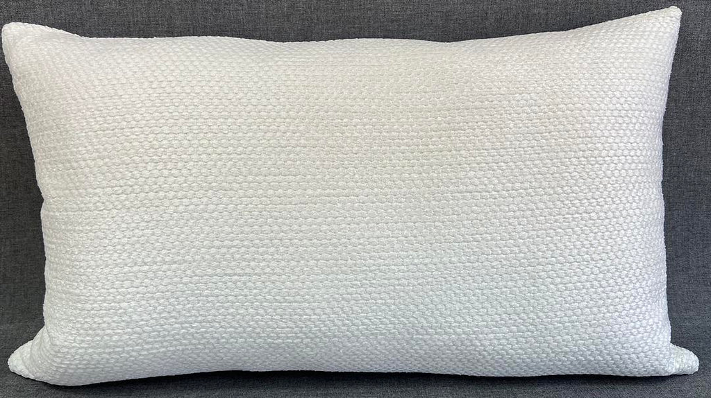 Luxury Lumbar Pillow - 24" x 14"- Snow White