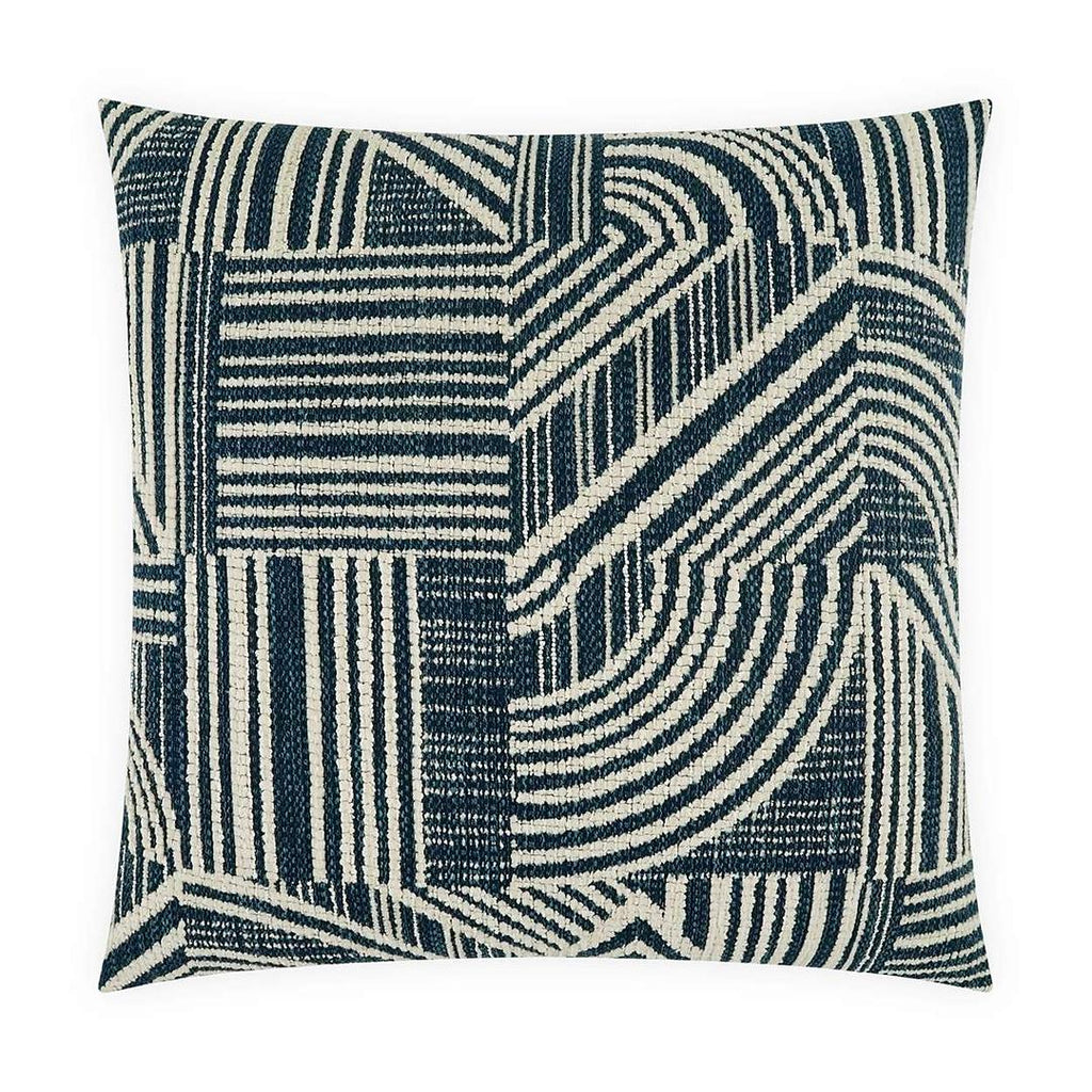Luxury Pillow – 24" × 24" – Zaria Azure