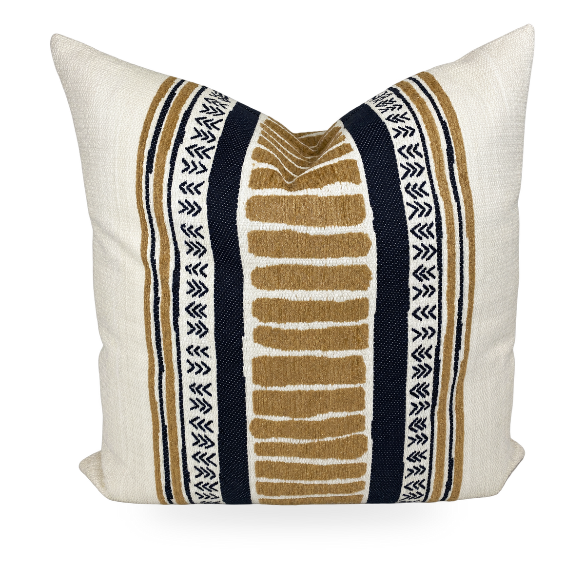 Cholula Black – 24" × 24" Luxury Square Pillow