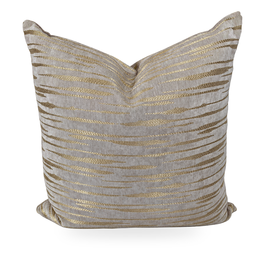 Davos Fog – 24" × 24" Luxury Square Pillow