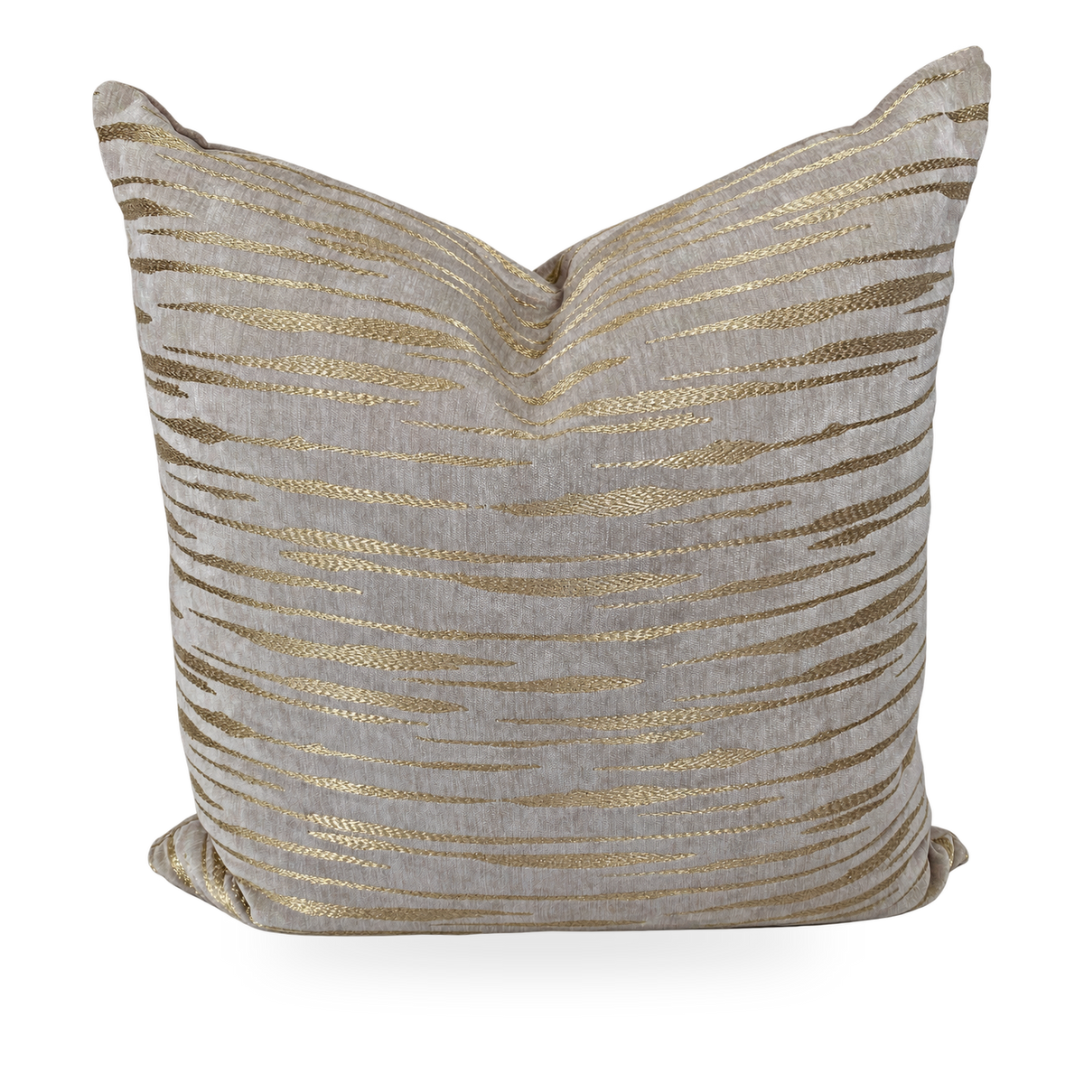 Davos Fog – 24" × 24" Luxury Square Pillow