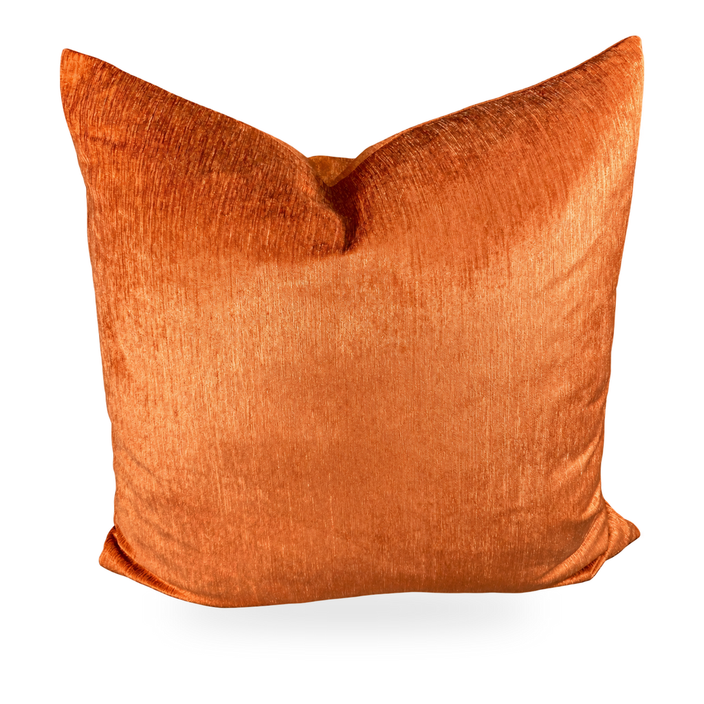 Empress Casandra Orange – 24" × 24" Luxury Square Pillow