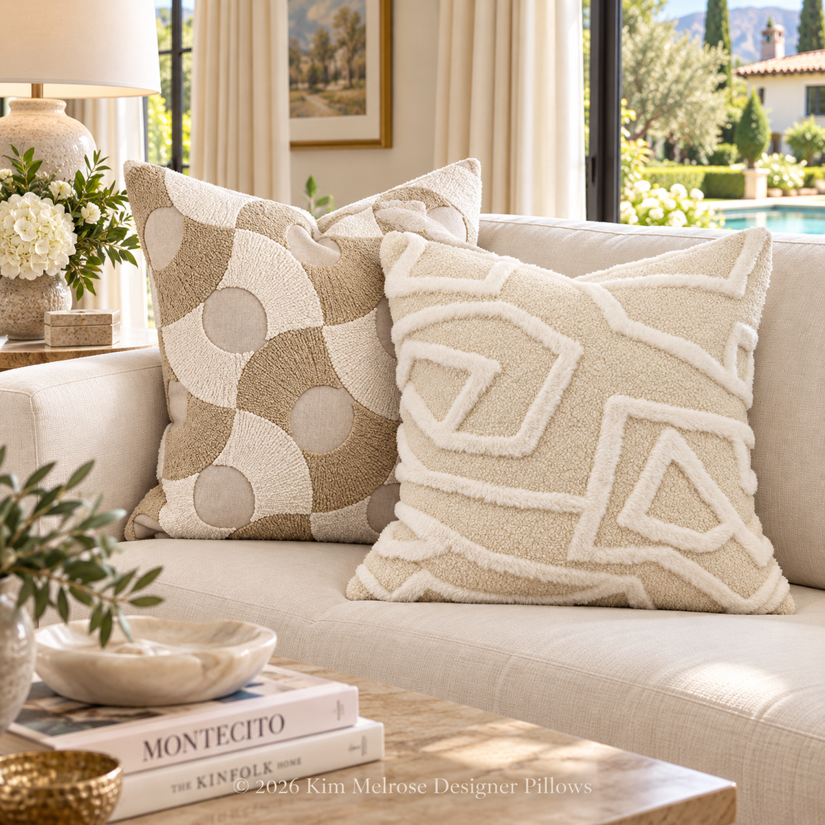 Aspen Trail – 24" × 24" Luxury Square Pillow