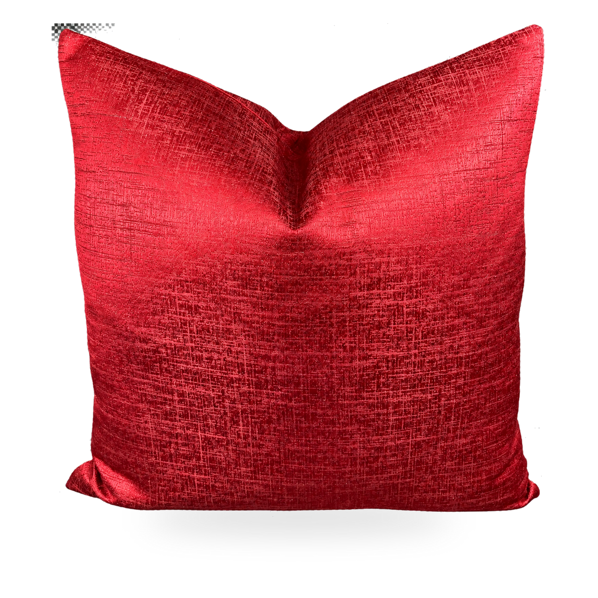 Festive Red – 24" × 24" Luxury Square Pillow