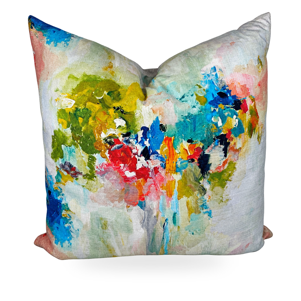 Giverny – 24" × 24" Luxury Square Pillow