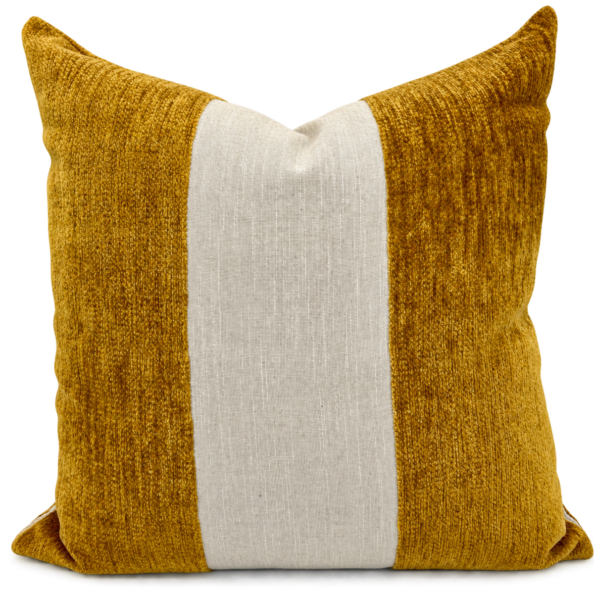 Magritte Golden – 24" × 24" Luxury Square Pillow