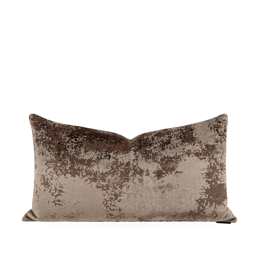 Grated Taupe – 24" × 14" Luxury Lumbar Pillow