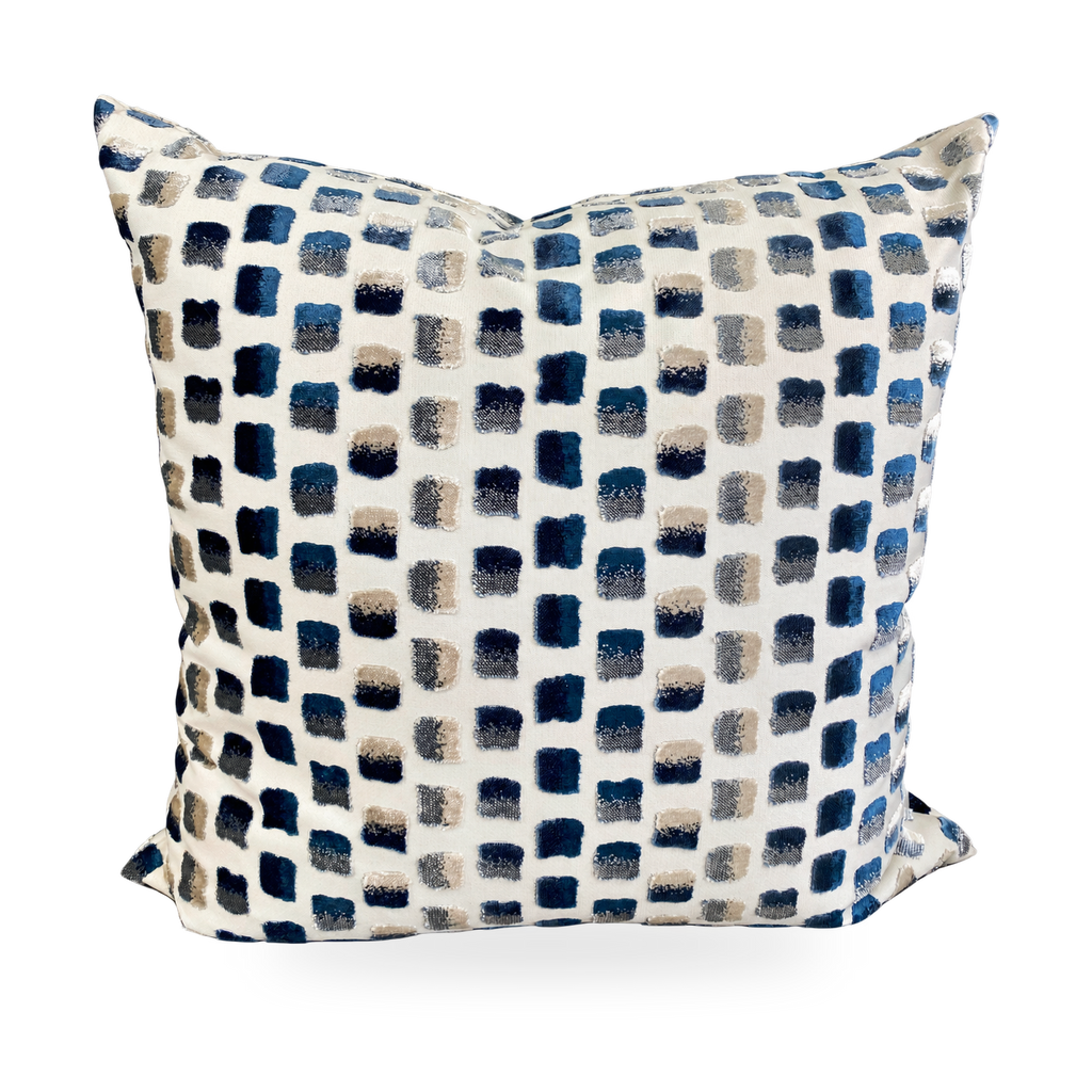 Impasto Pacific – 24" × 24" Luxury Square Pillow