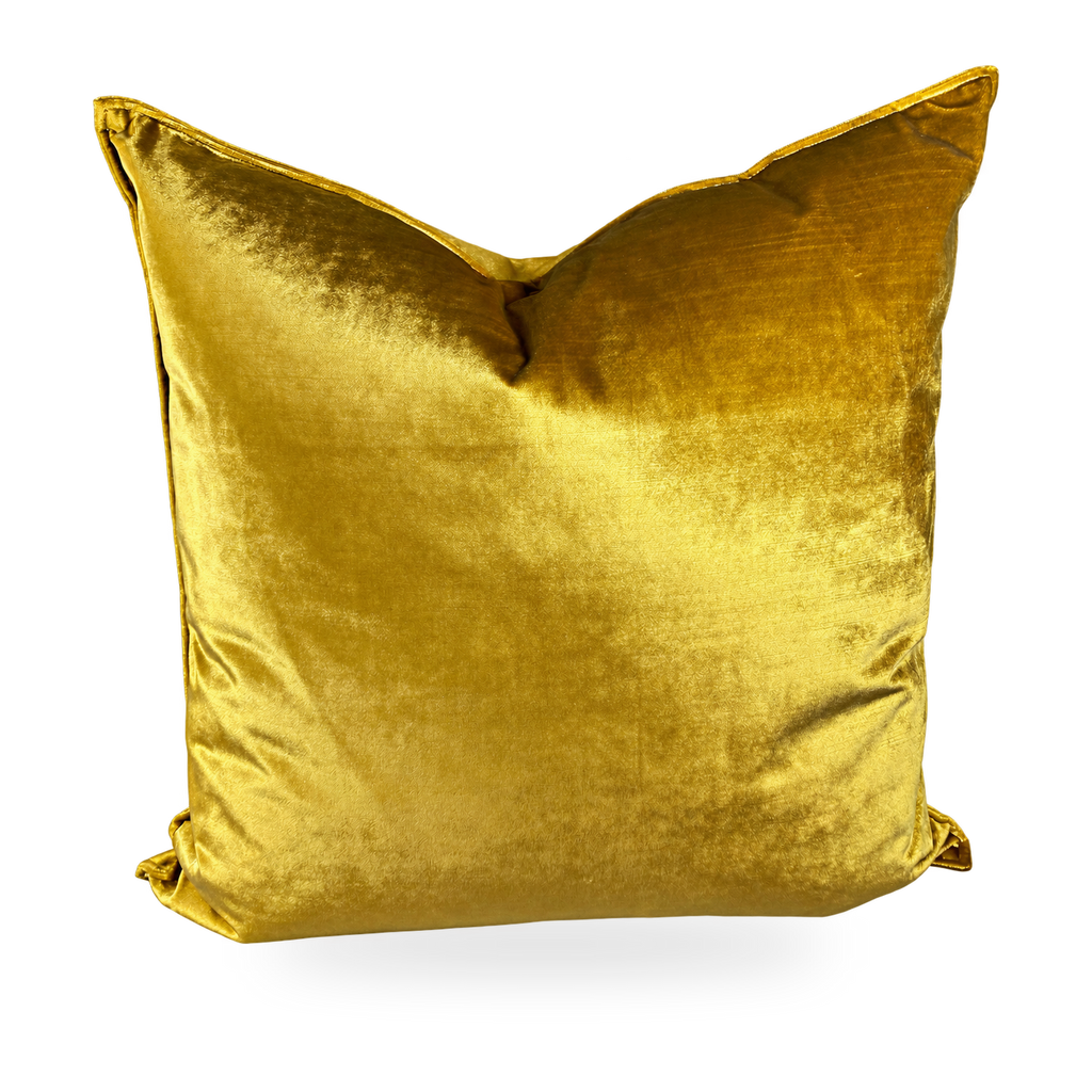 Iridescence Citron (Double Front) – 24" × 24" Luxury Square Pillow