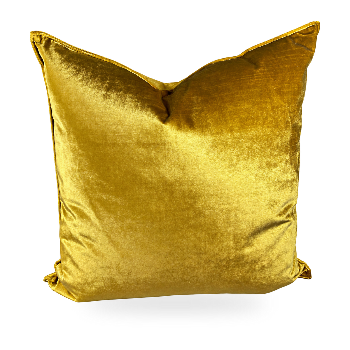 Iridescence Double Front Citron – 24" × 24" Luxury Square Pillow