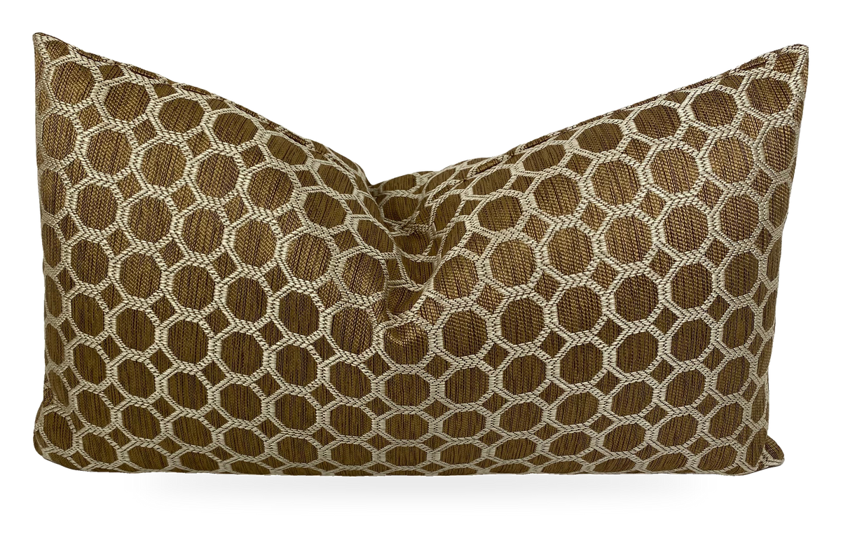 Dax Pecan – 24" × 14" Luxury Lumbar Pillow