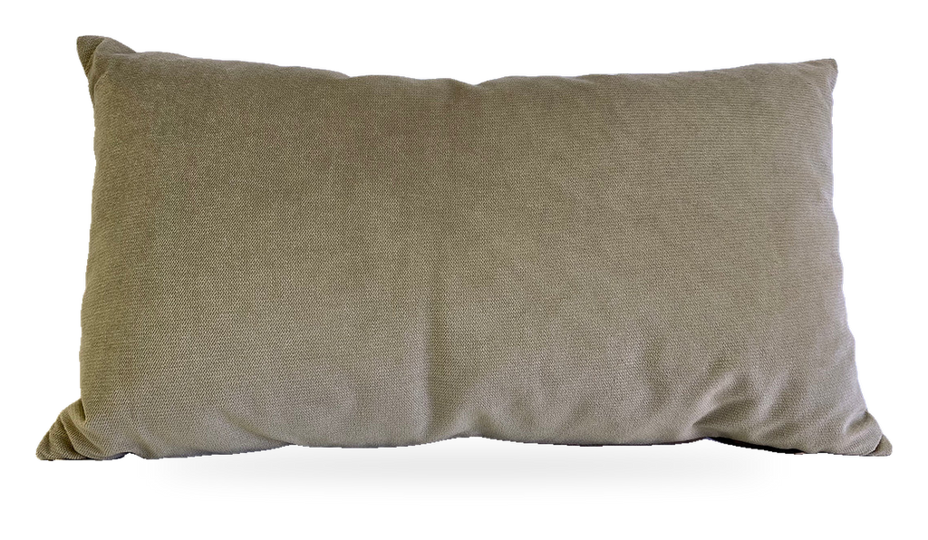 Belvedere Driftwood – 24" × 14" Luxury Lumbar Pillow